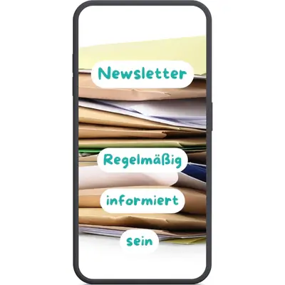 Mit einem Newsletter vom Bastelshop AmOlenDiek regelmäßig informiert sein