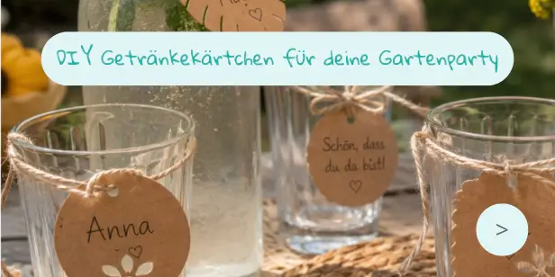 DIY Getränkekärtchen für deine Gartenparty DIY Getränkekärtchen für deine Gartenparty
