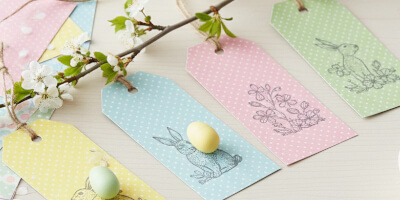 MINI-DIY Frühlingsfrische Geschenkanhänger