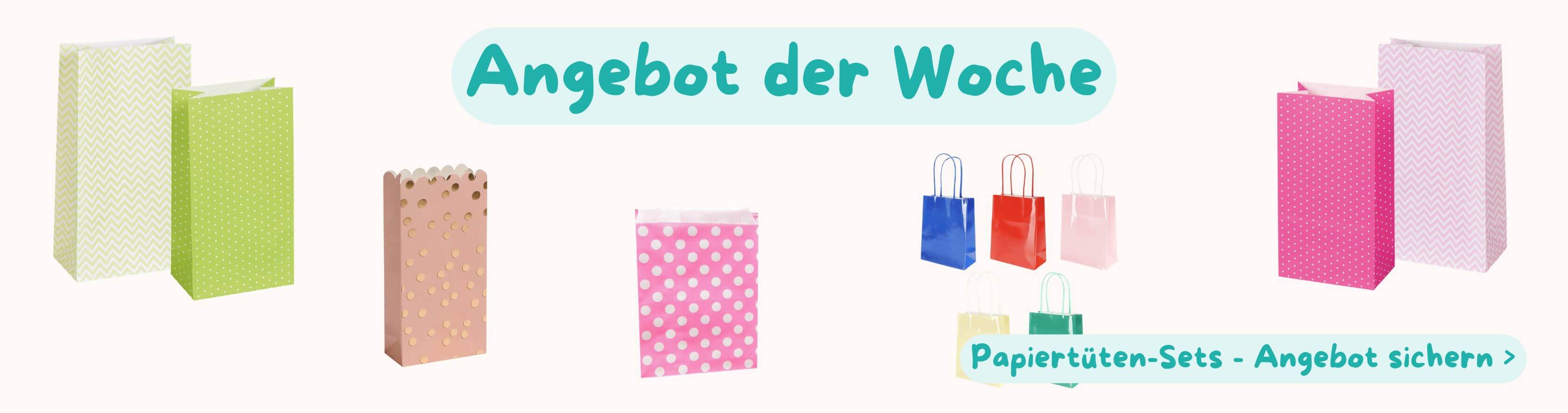 Angebot der Woche - Papiertüten-Sets