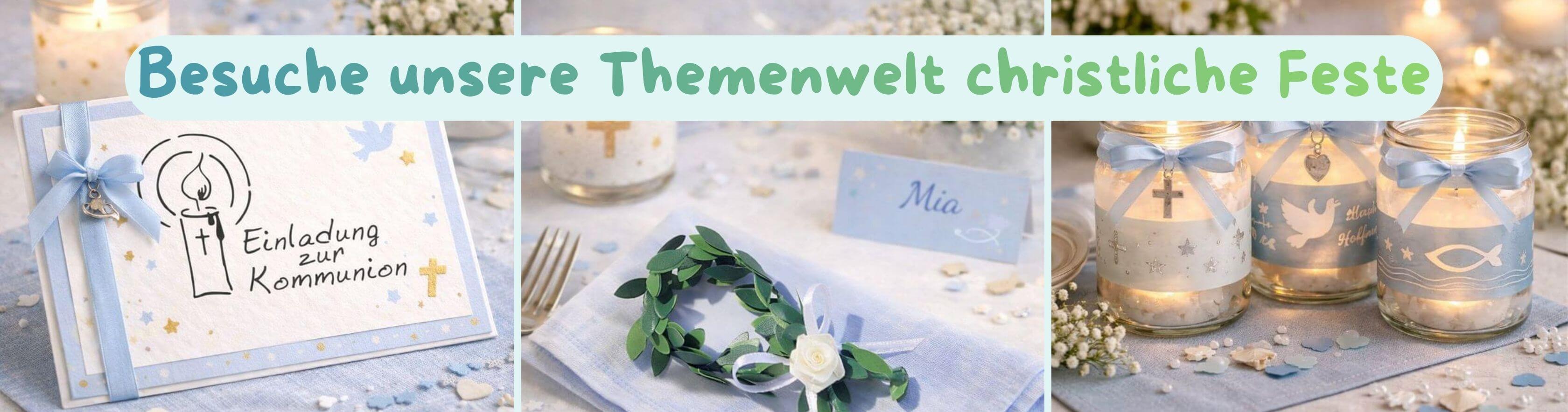 Christliche Feste vorbereiten