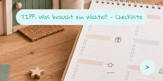 Wichtelwelt Checkliste mit Ideen für Wichteltür, Wichtelpost, Überraschungen und Wichtelstreiche