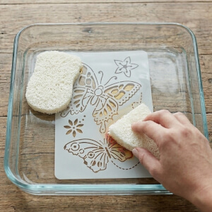 DIY Tipp Universal-Schablonen reinigen