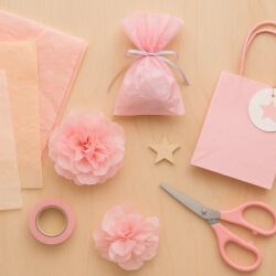 Kreativ mit Seidenpapier