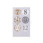 Preview: Adventskalender Sticker gold-silber