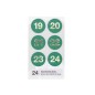Mobile Preview: Adventskalender Sticker Zahlen 19 bis 24