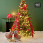 Preview: Aufhänger Filz Weihnachtsmann flach rot  Dekorationsbeispiel