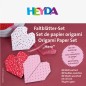 Preview: Faltblätter Herzen im Set von HEYDA