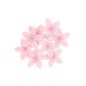 Preview: Streuteile Filz Kirschblüten rosa pink von Rico Design