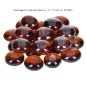 Preview: Glas-Nuggets irisierend topaz 13-15mm ca. 35 Stück