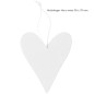 Preview: Holzhaenger Herz weiss ca. 58 x 70 mm