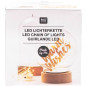 Preview: LED-Lichterkette für Dekohaube gold 1,50m 15 Lichter verpackt