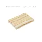 Preview: Miniatur Palette Holz natur 11,4 x 7,5 cm