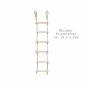 Preview: Miniatur Strickleiter ca. 15 x 4,5 cm