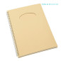 Preview: Notizbuch A4 mit Ovalausschnitt 60 Blatt blanko