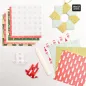 Preview: Kreative Faltidee mit weihnachtlichem Origamipapier und goldenen Akzenten