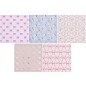 Preview: Muster von Origami Papier La Vie en Rose 15x15cm