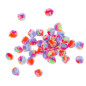 Preview: Pompons regenbogenfarben pastell