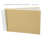 Preview: Scrapbook Spiralalbum 25 Blatt A5 quer