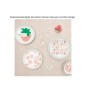 Mobile Preview: Dekorationsbeispiel Papierservietten Herzen gesprayed von Rico Design