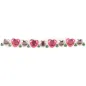 Preview: Strass-Tape Herzen Pastell-Rot Detailansicht Motive
