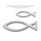 Preview: Fische silber Konfirmation