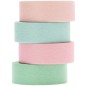 Preview: Tape Set Glitter Pastellfarben 4 Rollen