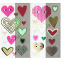 Preview: Tattoos Herz-Mix 25-teilig - 2 Bögen