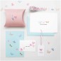 Preview: Gestaltungsbeispiele mit Washi Sticker Schmetterlinge Herzen