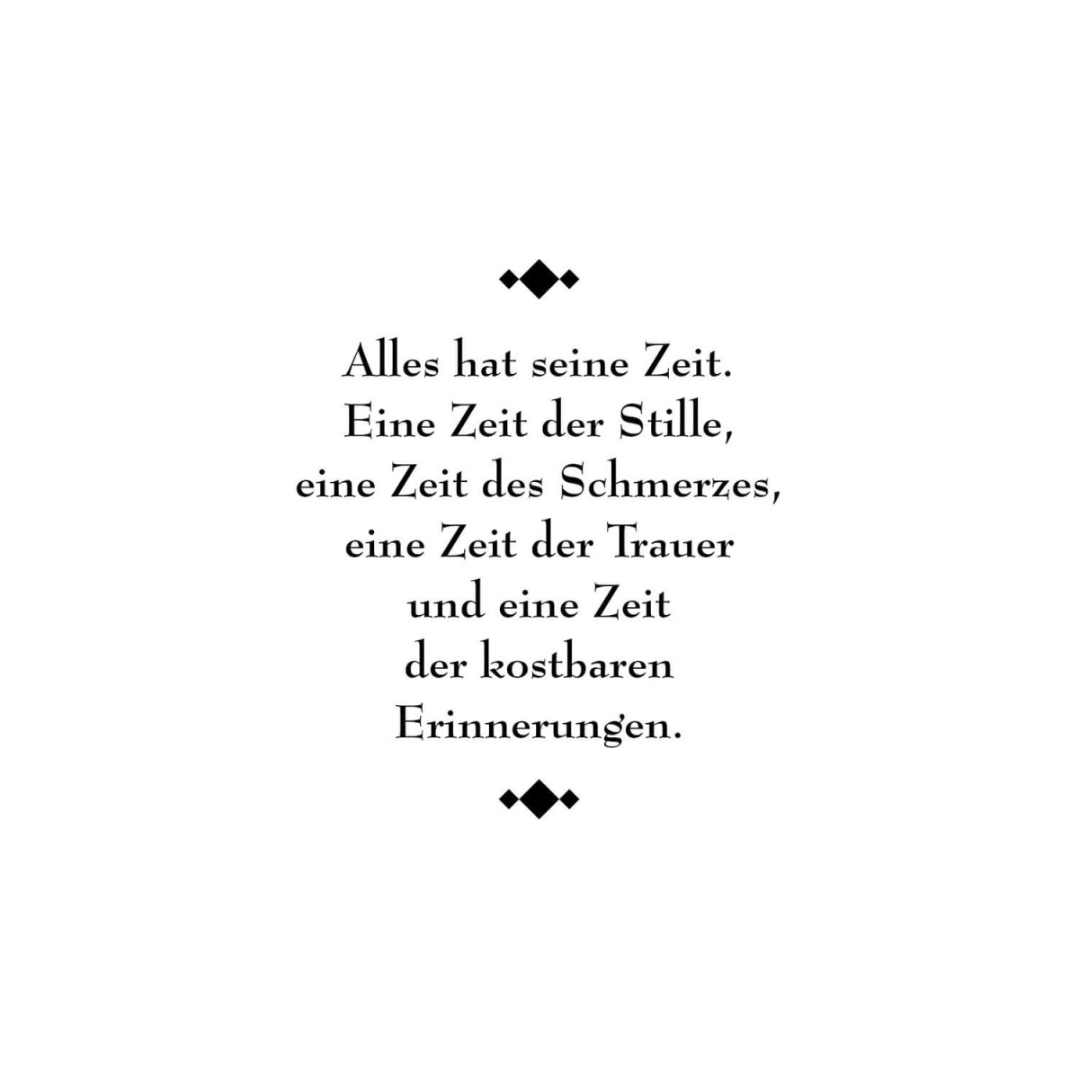 Clear Stamp Alles hat seine Zeit von efco creative