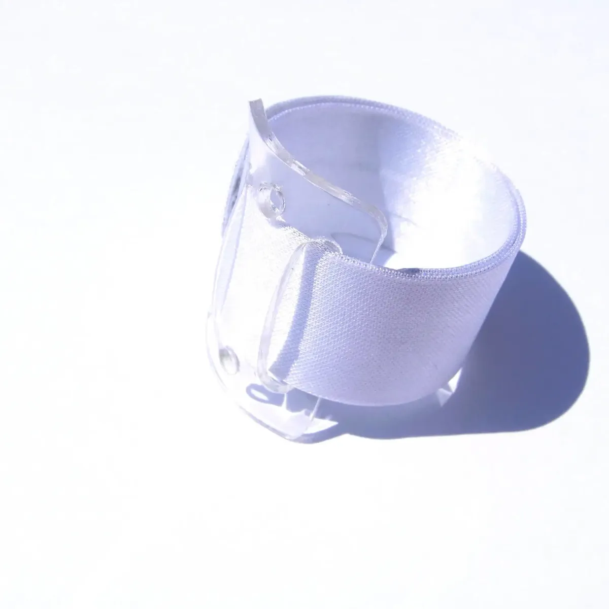 Blumenband weiss Corsageband