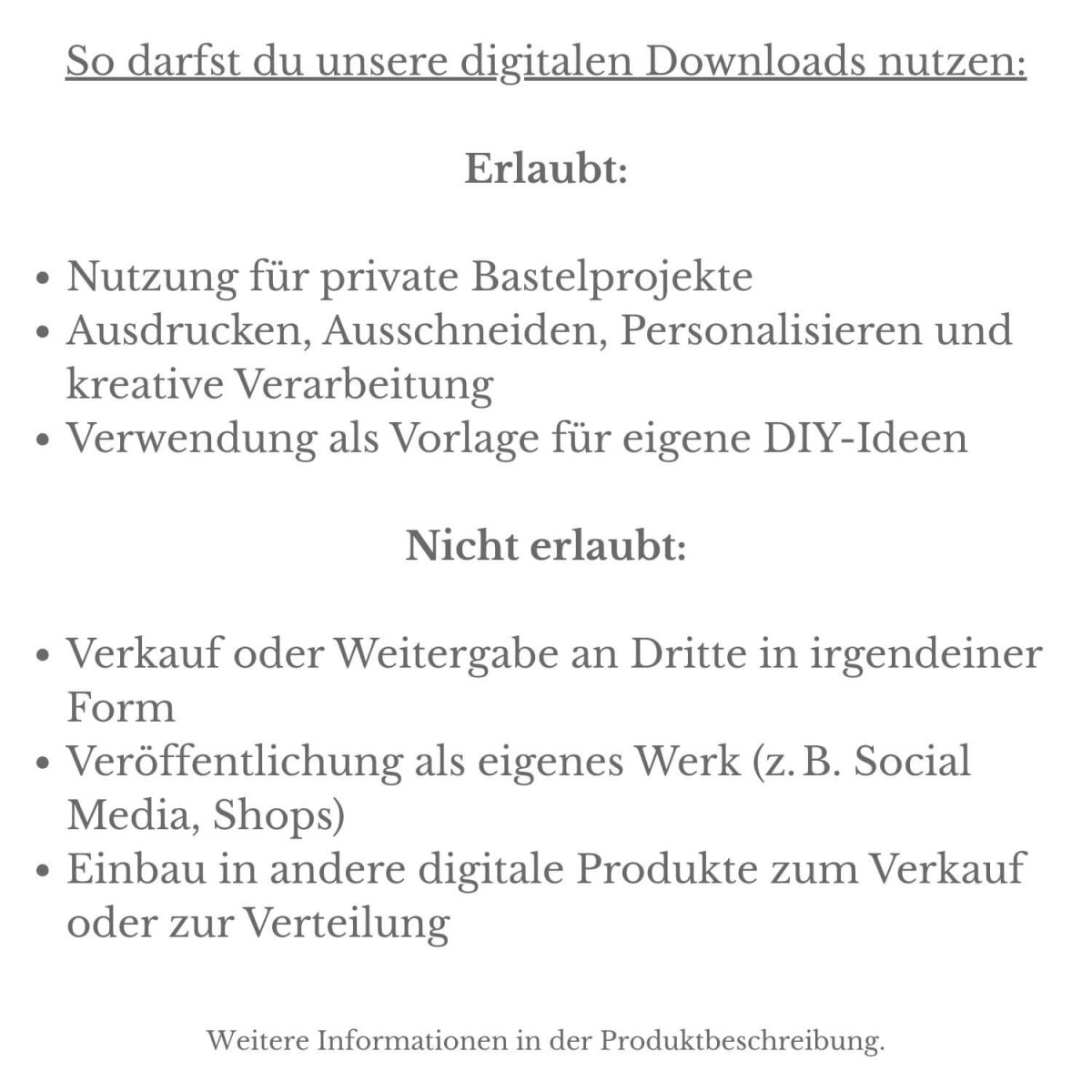 Nutzungshinweise Download