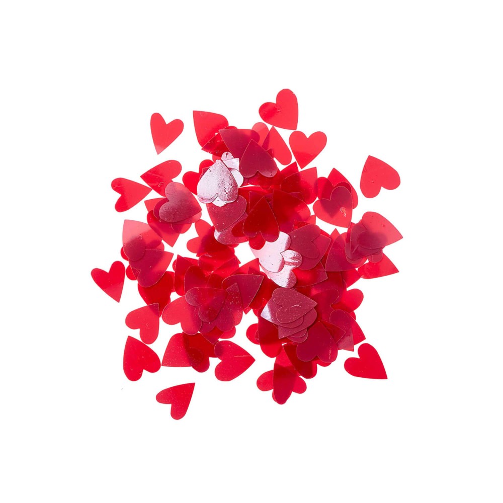 Flitter Herz rot 100 Stück von Rico Design