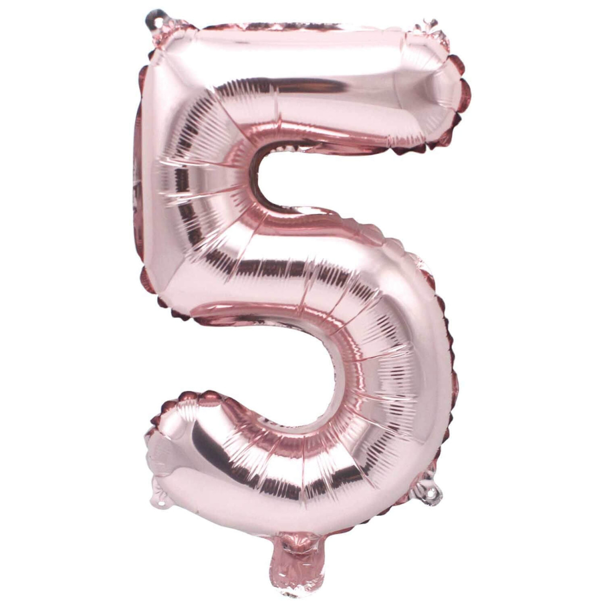 Folienballon Zahl 5 rosa 36 cm