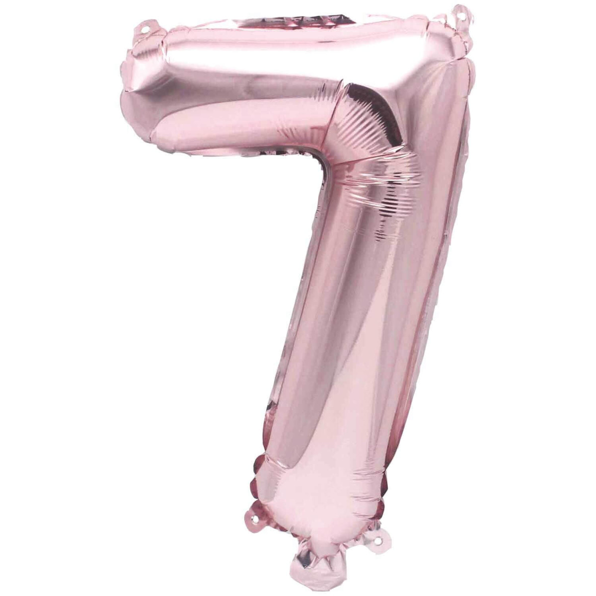 Folienballon Zahl 7 rosa 36 cm