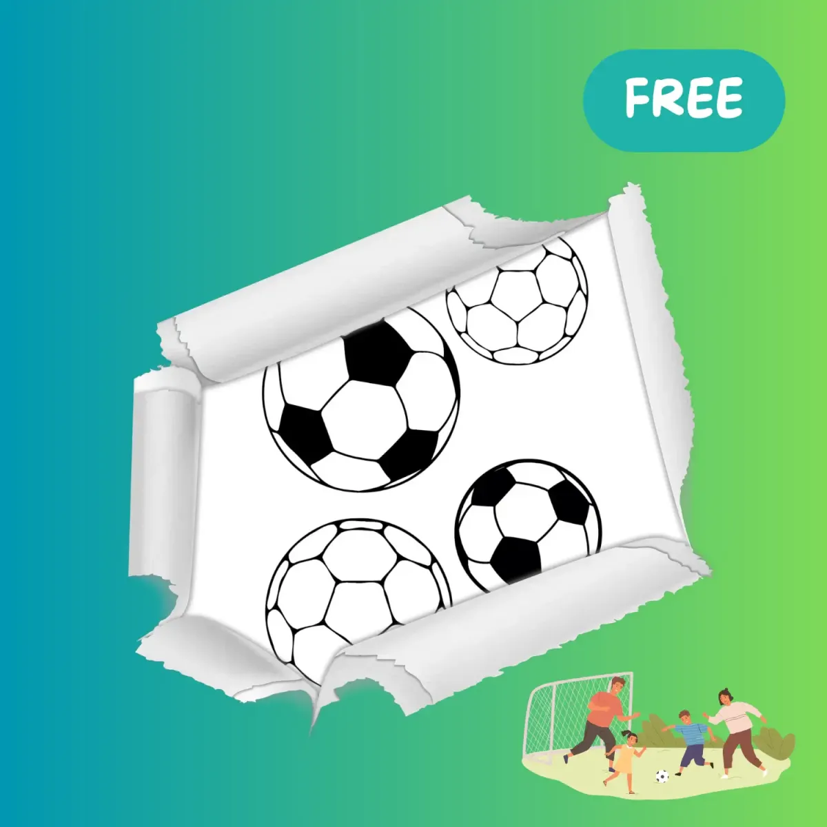 Fussball Motive zum Download - Gratis Motivvorlage