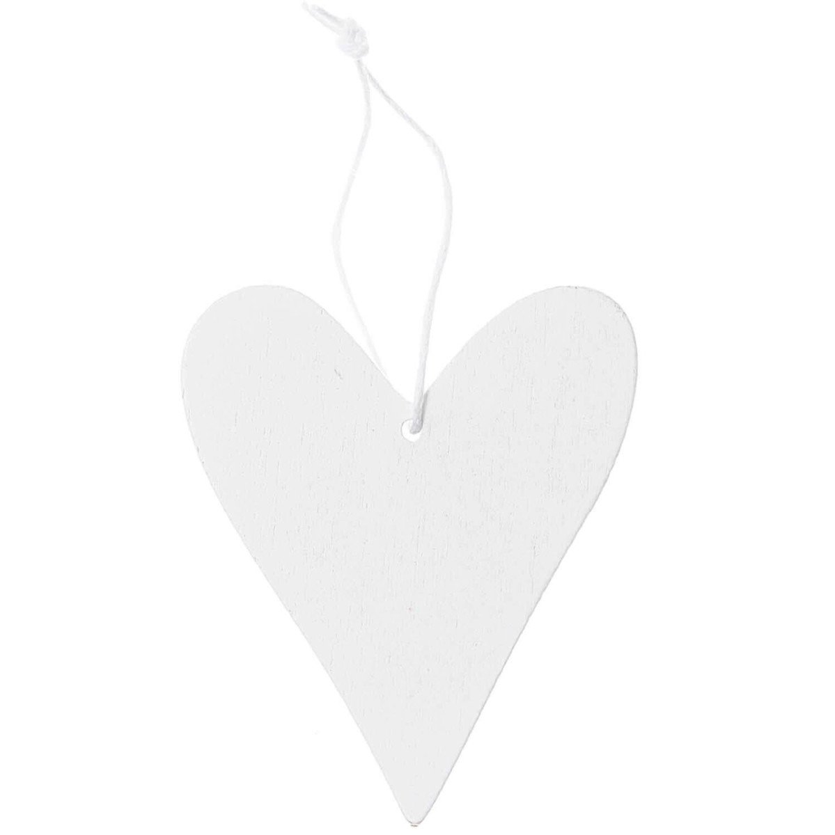 Holzhaenger Herz weiss