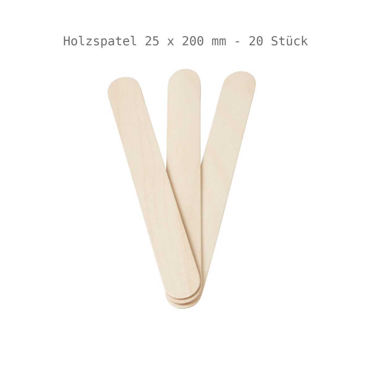 Holzspatel XL 25x200 mm 20 Stück