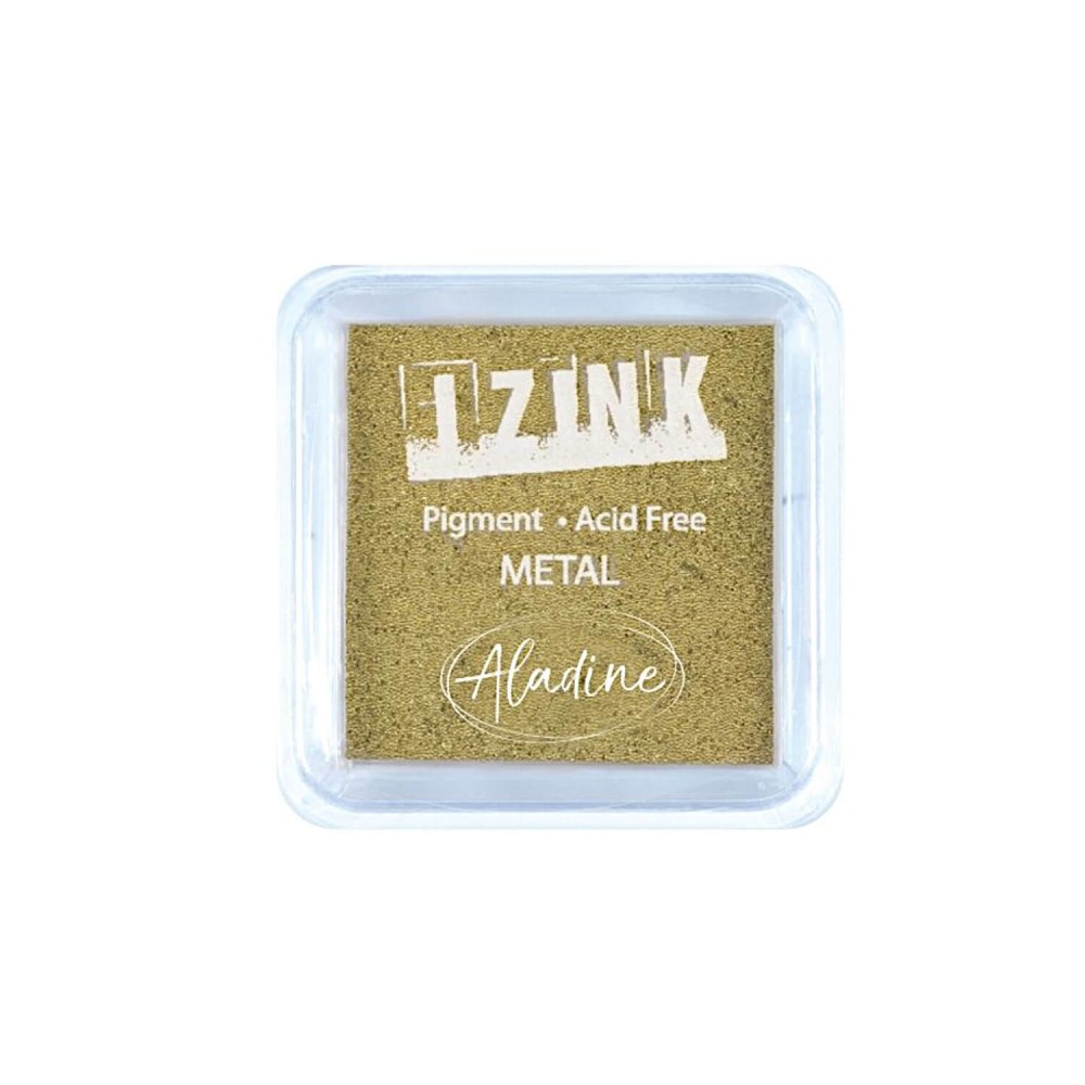 IZINK Pigment Stempelkissen metal gold von Aladine