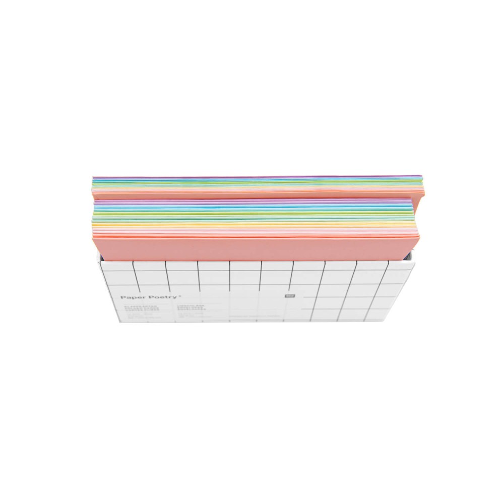 Buntes Kartenset Rainbow pastel B6 von Rico Design