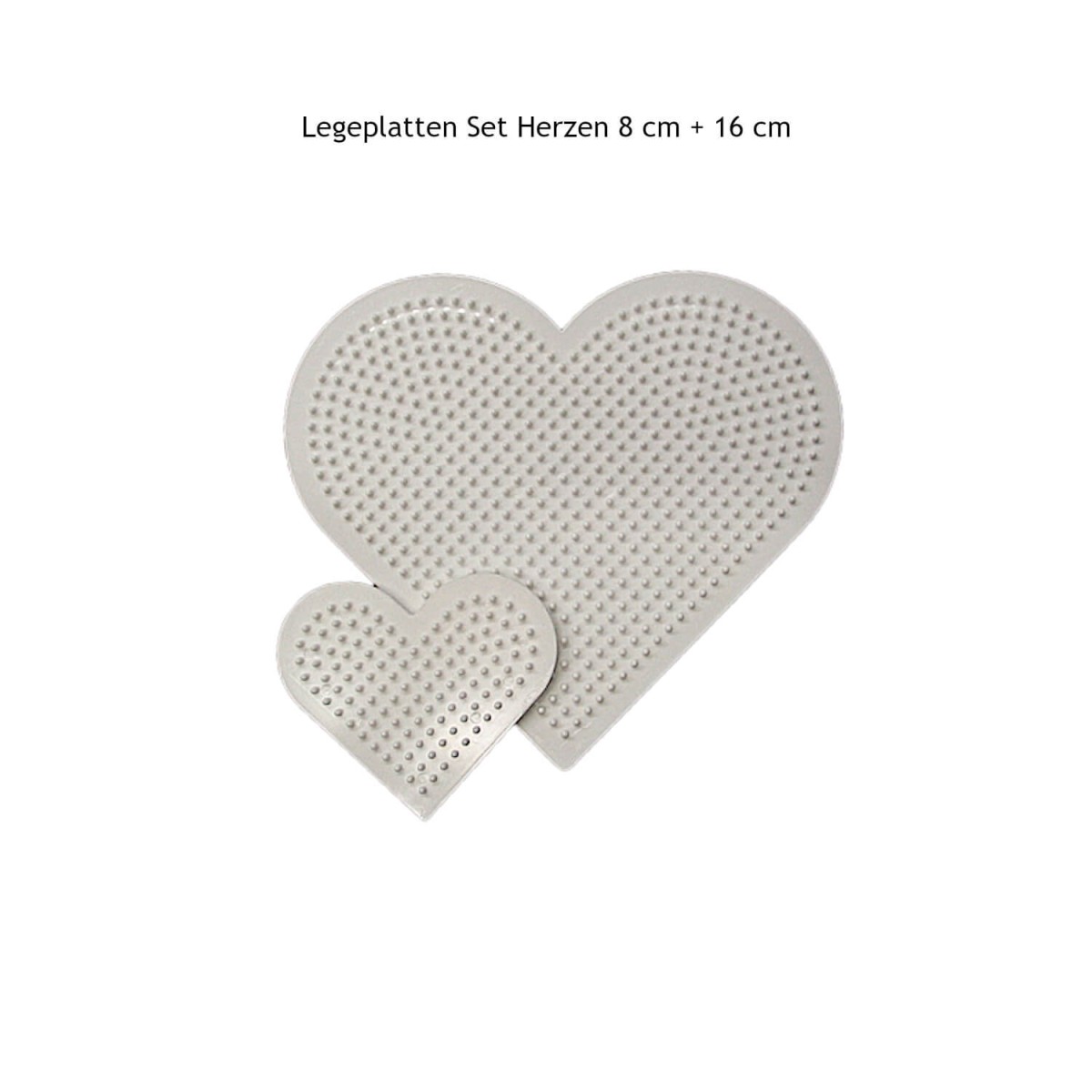 NABBI® Legeplatten Mix Herz 2-teilig 8 + 16 cm