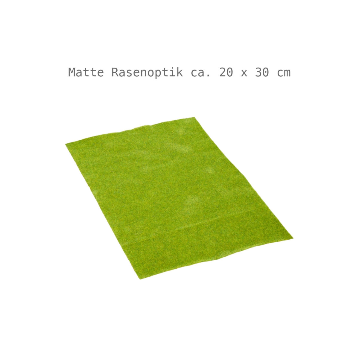 Matte Rasenoptik 20 x 30 cm