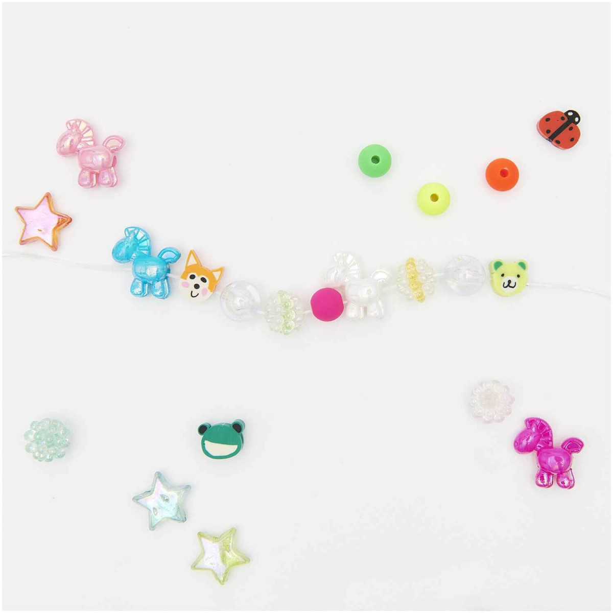 Mini Armband Set Tiere Perlen Übersicht