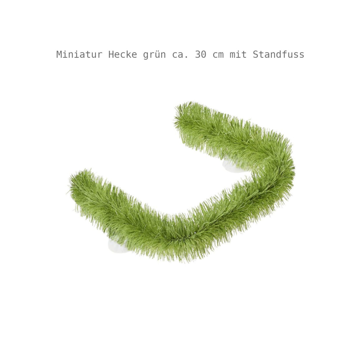 Miniatur Hecke grün ca. 30 cm mit Standfüßen