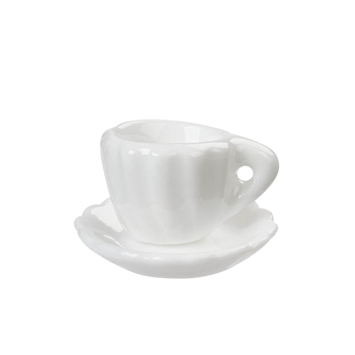 Miniatur Kaffeetasse weiß