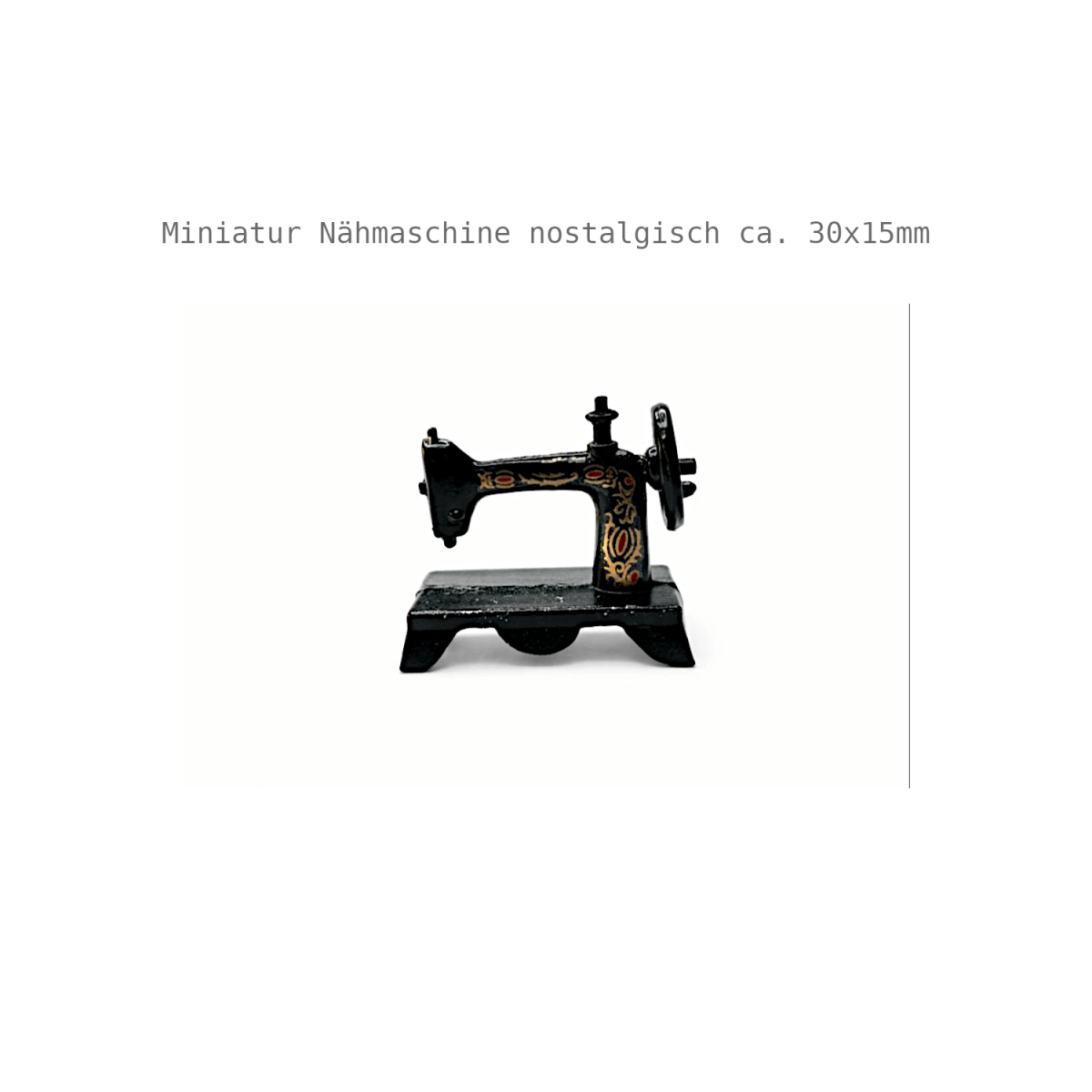 Miniatur Nähmaschine 3 x 1,5 cm