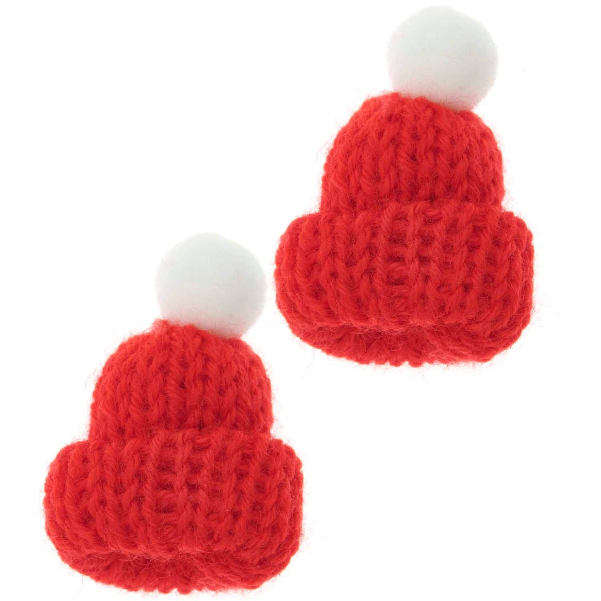 Miniatur Strickmütze 2er Set