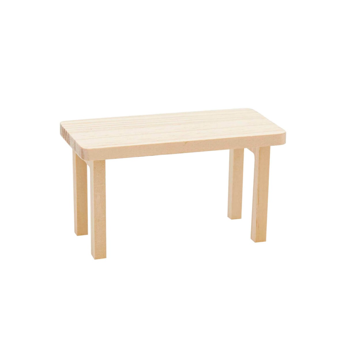 Miniatur Tisch rechteckig | Zubehör Wichtelwelt