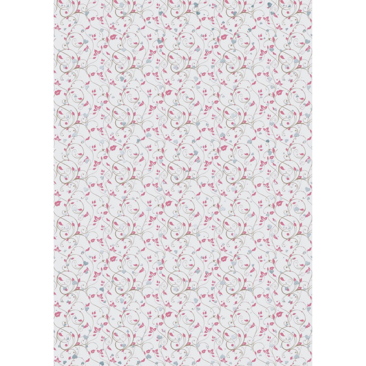 Motivkarton Herzen klein A4 rosa 200 g/qm