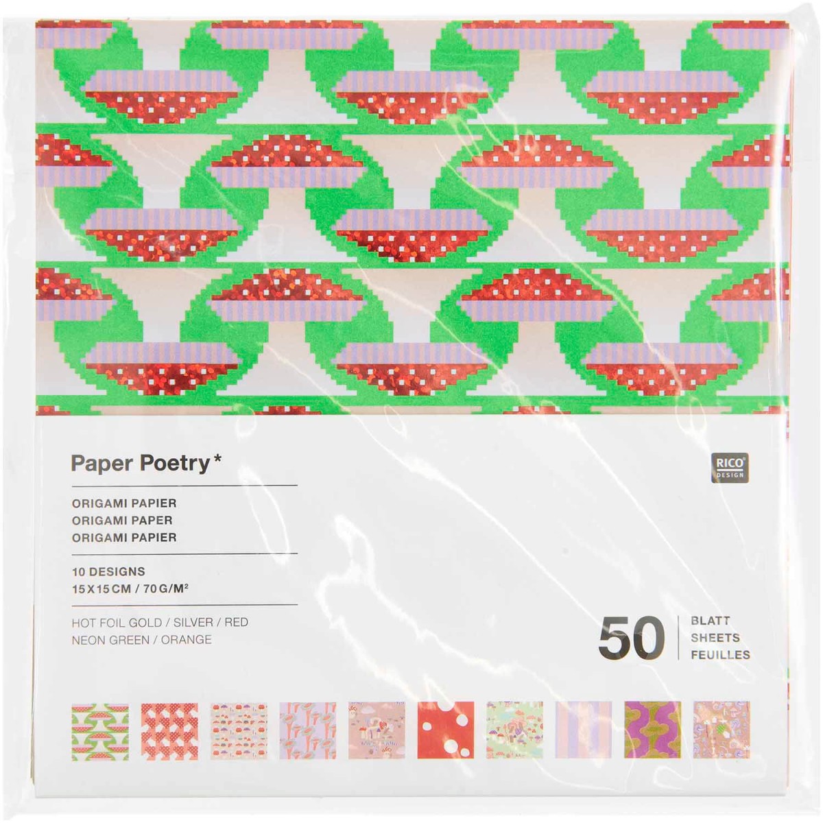 Verpacktes Paper Poetry Origami Papier Shrooom